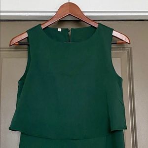 Dark Green Sleeveless Dress